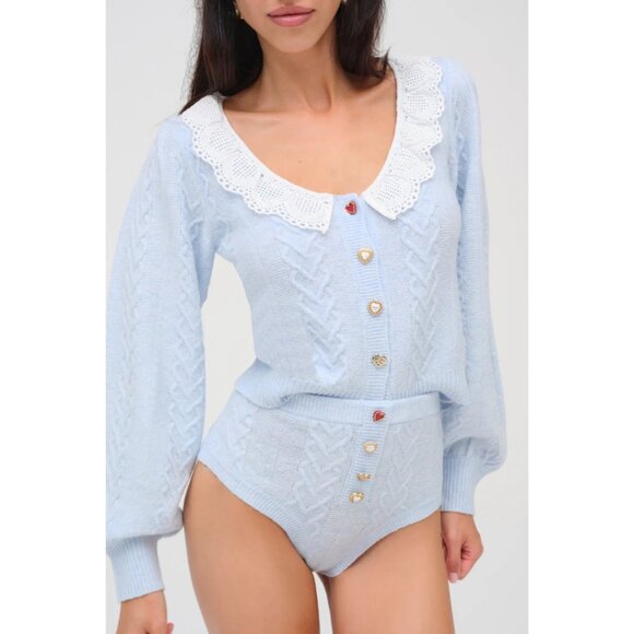 NWT Cupid Cable Knit Cardigan - Picture 2 of 10